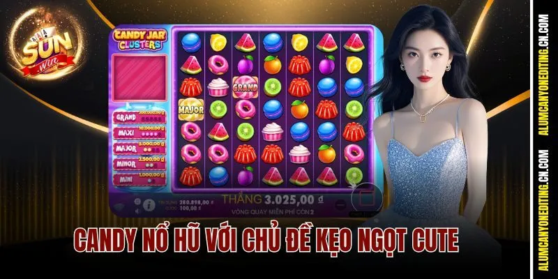 Candy nổ hũ với chủ đề kẹo ngọt cute